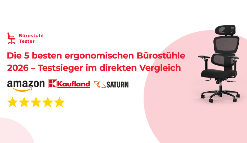 Die 5 besten ergonomischen Bürostühle 2026 – Testsieger im direkten Vergleich